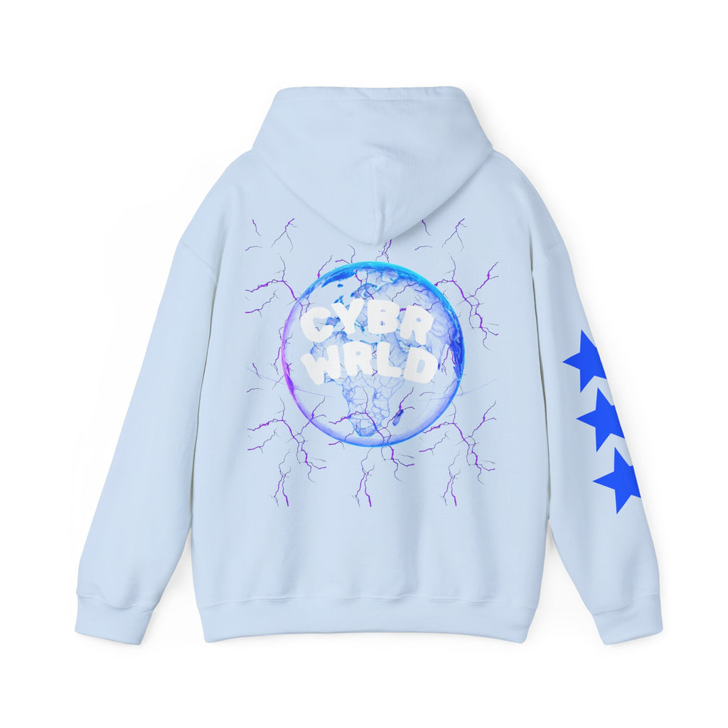 Cybrwrld Hoodie-Three Stars