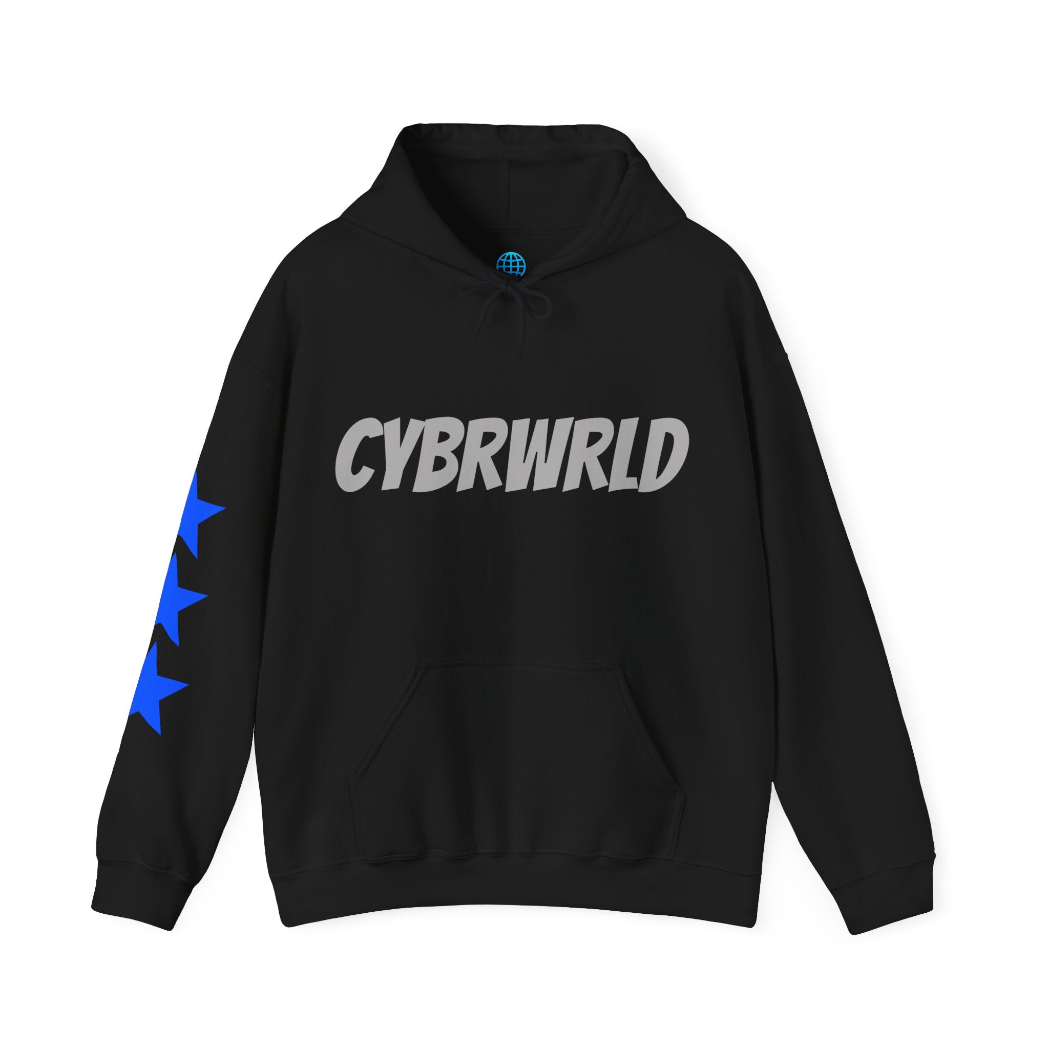 Cybrwrld Hoodie-Three Stars